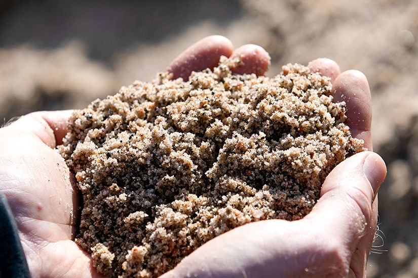 Zyklonsand 0-1-mm für Bau, Drainage und mehr