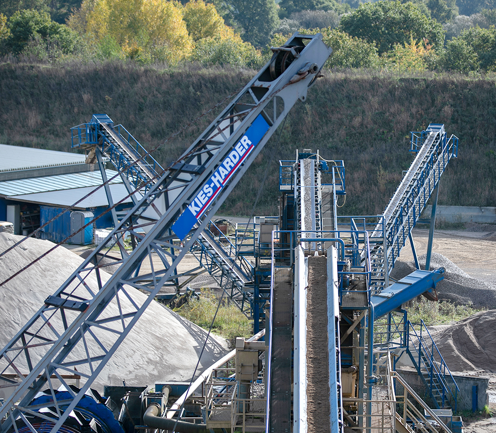 Standort Kieswerk in Jagel bei Kies Harder